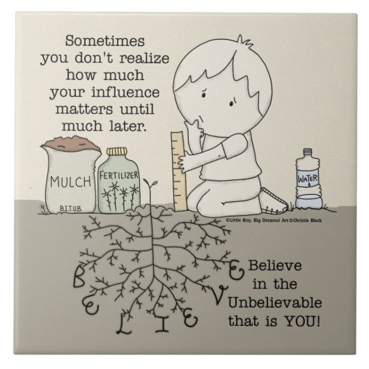 君の影響は重要だ タイル (正面)