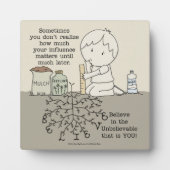 君の影響は重要だ フォトプラーク (正面)