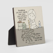 君の影響は重要だ フォトプラーク (正面)