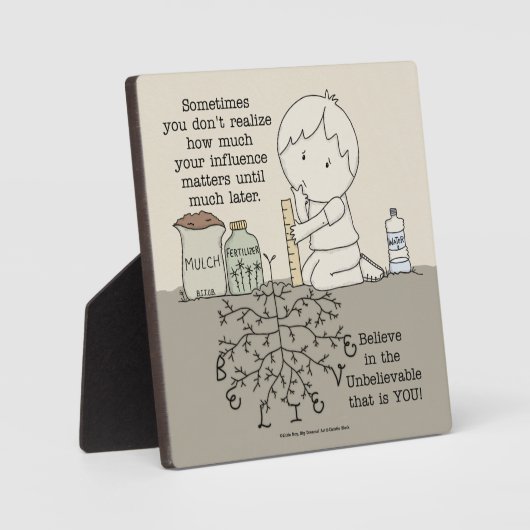 君の影響は重要だ フォトプラーク (正面)