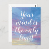 君の心が唯一の限界ポストカルトだ ポストカード (正面/裏面)