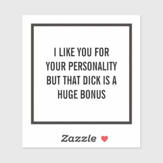 君の性格は好きだけど… (カスタマイズ) シール (シート)