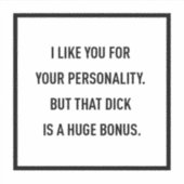 君の性格は好きだけど… シール (正面)