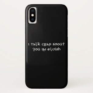 君の悪口を言い尽くすおもしろい iPhone X ケース