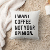 君の意見ではなくコーヒーが欲しい クッション (ブランケット)