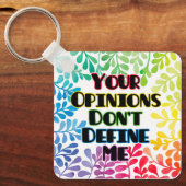 君の意見では定かでない キーホルダー (正面)