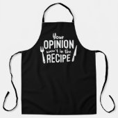 君の意見はレシピにない エプロン (正面)