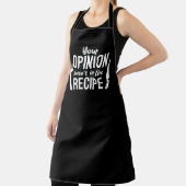 君の意見はレシピにない エプロン (インサイチュ)