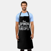 君の意見はレシピにない エプロン (着用した状態)