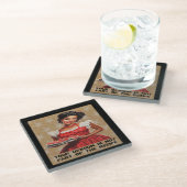 君の意見はレシピの一部ではない ガラスコースター (アングル)