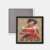 君の意見はレシピの一部ではない マグネット (正面/裏面)