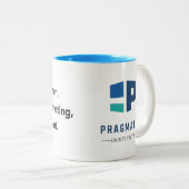 君の意見は二音マグだ ツートーンマグカップ (正面右)