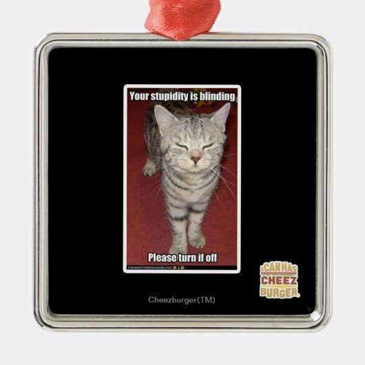 君の愚かさは目がくらむ2 メタルオーナメント (正面)