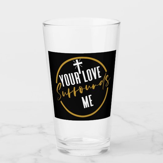 君の愛が私を取り巻いている タンブラーグラス (正面)