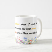 君の愛は私が大切にする宝物だ コーヒーマグカップ (正面右)