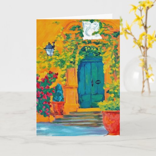 君の感謝してい家に僕を迎え入れてくれてありがとう カード (黄色い花)