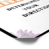 君の態度が君の方向性を決める、引用文 ポスター (角)