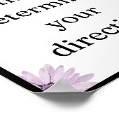 君の態度が君の方向性を決める、引用文 ポスター (角)