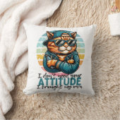 君の態度は要らないよ、私は自分で持って来た クッション (ブランケット)