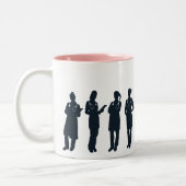 君の所では医者だ恋しく思、君の所では、ミセス、ドクターだ。 ツートーンマグカップ (左)