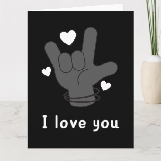 君の手話が好きだ カード (正面)