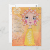 君の才能ははがきに輝いている ポストカード (正面/裏面)