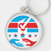 君の投票は君の発言権だ キーホルダー (正面)