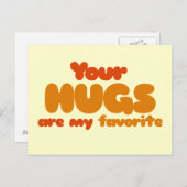 君の抱き毛は僕の抱き毛お気に入りのだ ポストカード (正面/裏面)