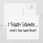 君の教え力は科学の種すごいだ ポストカード (正面/裏面)