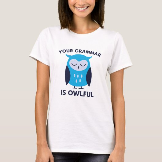 君の文法は下手だ Tシャツ (正面)