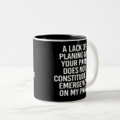 君の方が板が無いと駄目だ ツートーンマグカップ (正面右)