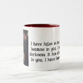 君の方へ行ってみると明かりが付いた ツートーンマグカップ (中央)