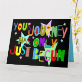 君の旅行は卒業の証しになったばかりだ カード (黄色い花)