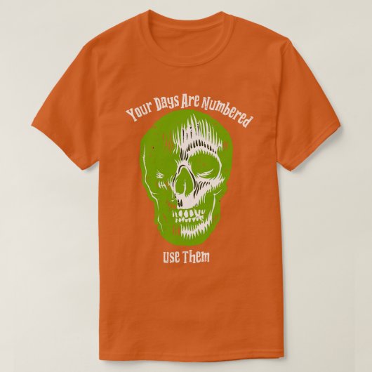 君の日には番号が付いている Tシャツ (デザイン正面)