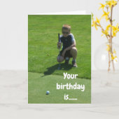 君の日は一つの穴よりも重要だ! カード (黄色い花)