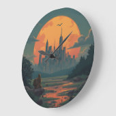 君の時計 ラージ壁時計 (傾斜)