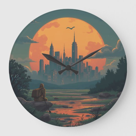 君の時計 ラージ壁時計 (正面)