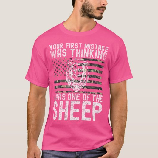 君の最初の間違い考えるは、僕がSの一人だった Tシャツ (正面)