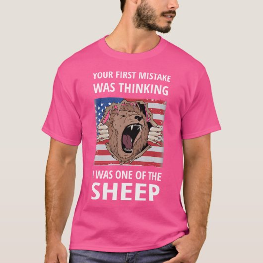 君の最初の間違い考えるは、僕がSの一人だった Tシャツ (正面)