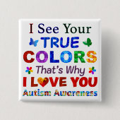 君の本性が見える 缶バッジ (正面)