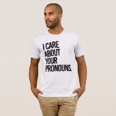 君の気に代名詞について Tシャツ (正面フル)