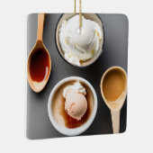 君の為に溶かす | Bowl of Ice Cream Food Pans セラミックオーナメント (右)