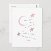 君の為恋しく思に思った事が無い ポストカード (正面/裏面)