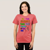 君の犬は考え親切だ トライブレンドTシャツ (正面全面)