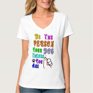 君の犬は考え親切だ Tシャツ