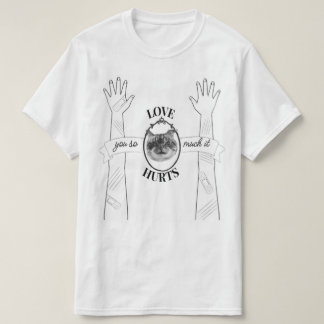 君の猫の怒顔はシャツ Tシャツ