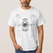 君の猫の怒顔はシャツ Tシャツ (正面)