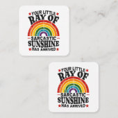 君の皮肉な太陽の光 スクエア名刺 (正面/裏面)