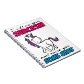 君の皮肉を見て少し怒らせよう ノートブック (右側)