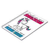 君の皮肉を見て少し怒らせよう ノートブック (左側)